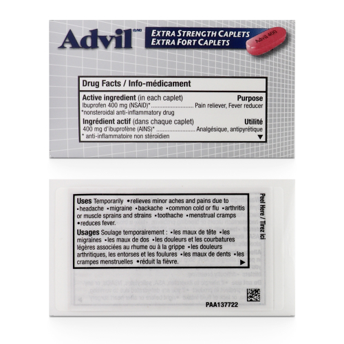 Advil extra strength (Ibuprofen)