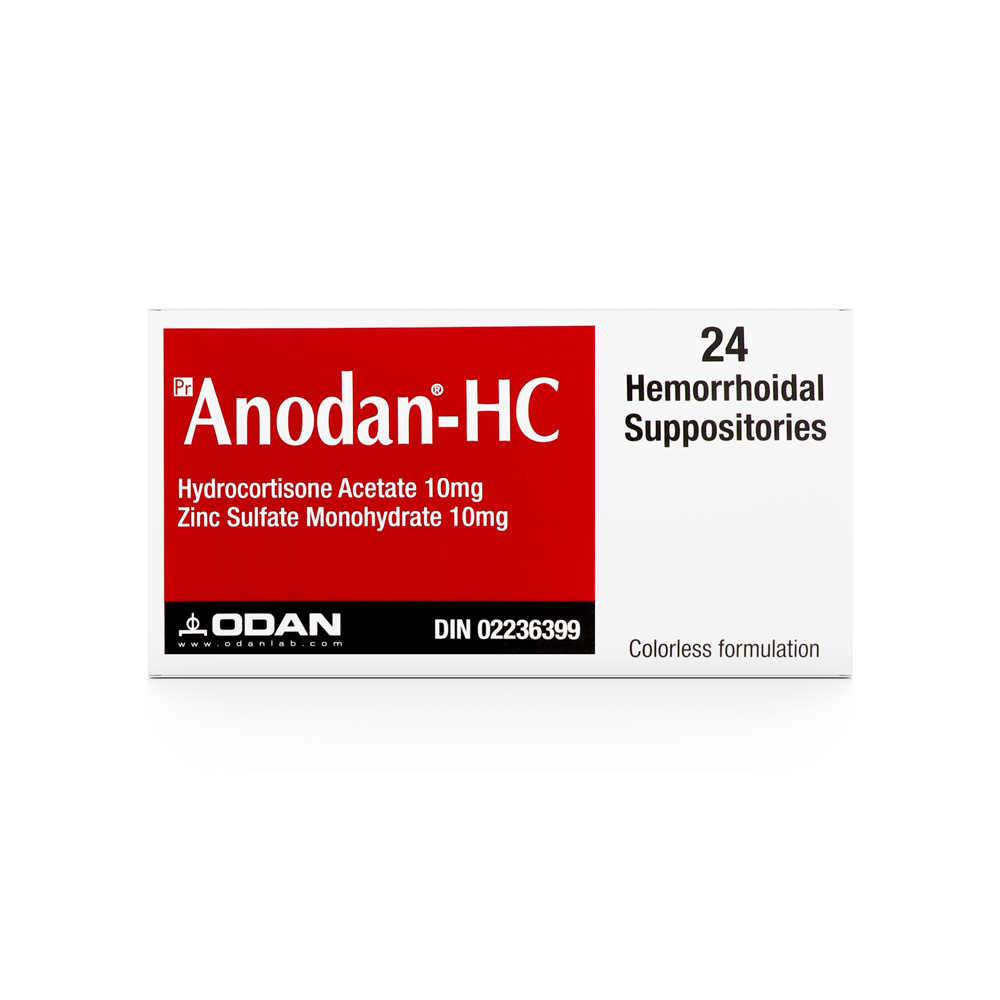 Anodan HC Suppository (Hydrocortisone Zinc)