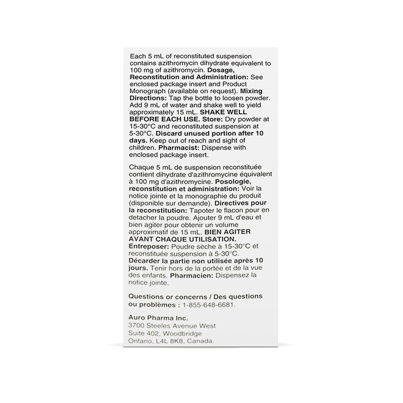 Auro Azithromycin (Azithromycin)