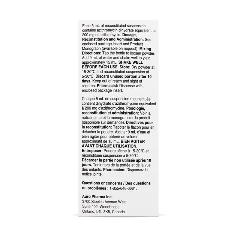Auro Azithromycin (Azithromycin)