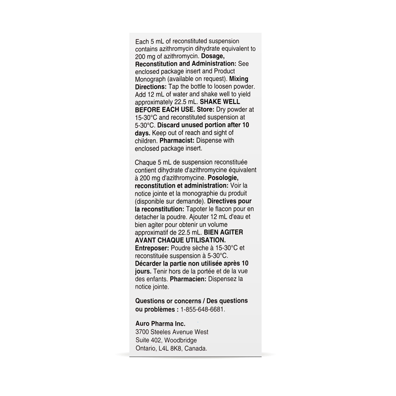 Auro Azithromycin (Azithromycin)