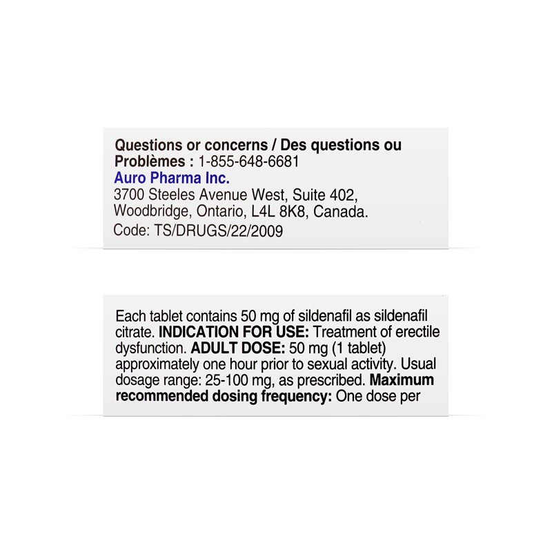Auro Sildenafil (Sildenafil)