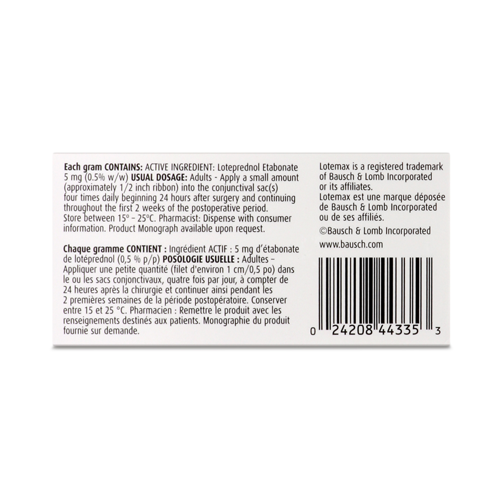 Lotemax Ointment (Loteprednol)