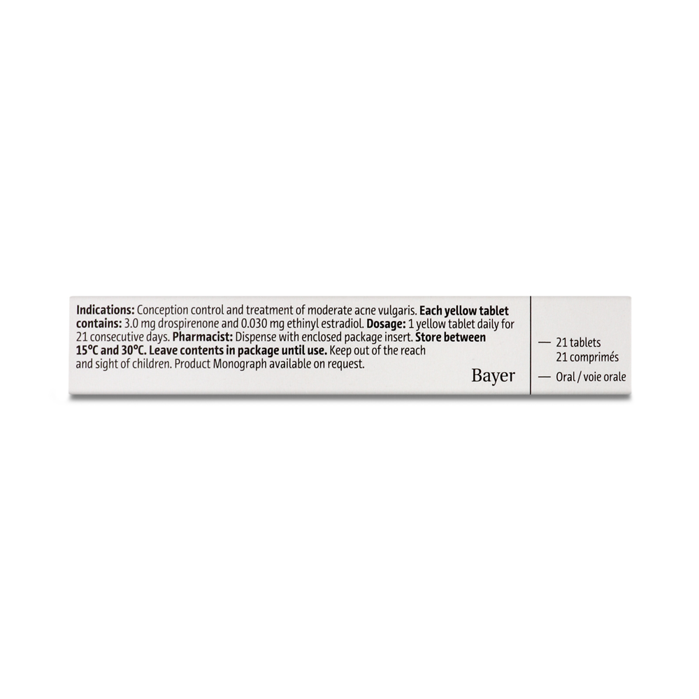 Yasmin 21 (Ethinyl Estradiol Drospirenone)