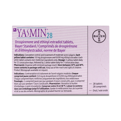 Yasmin 28 (Ethinyl Estradiol Drospirenone)