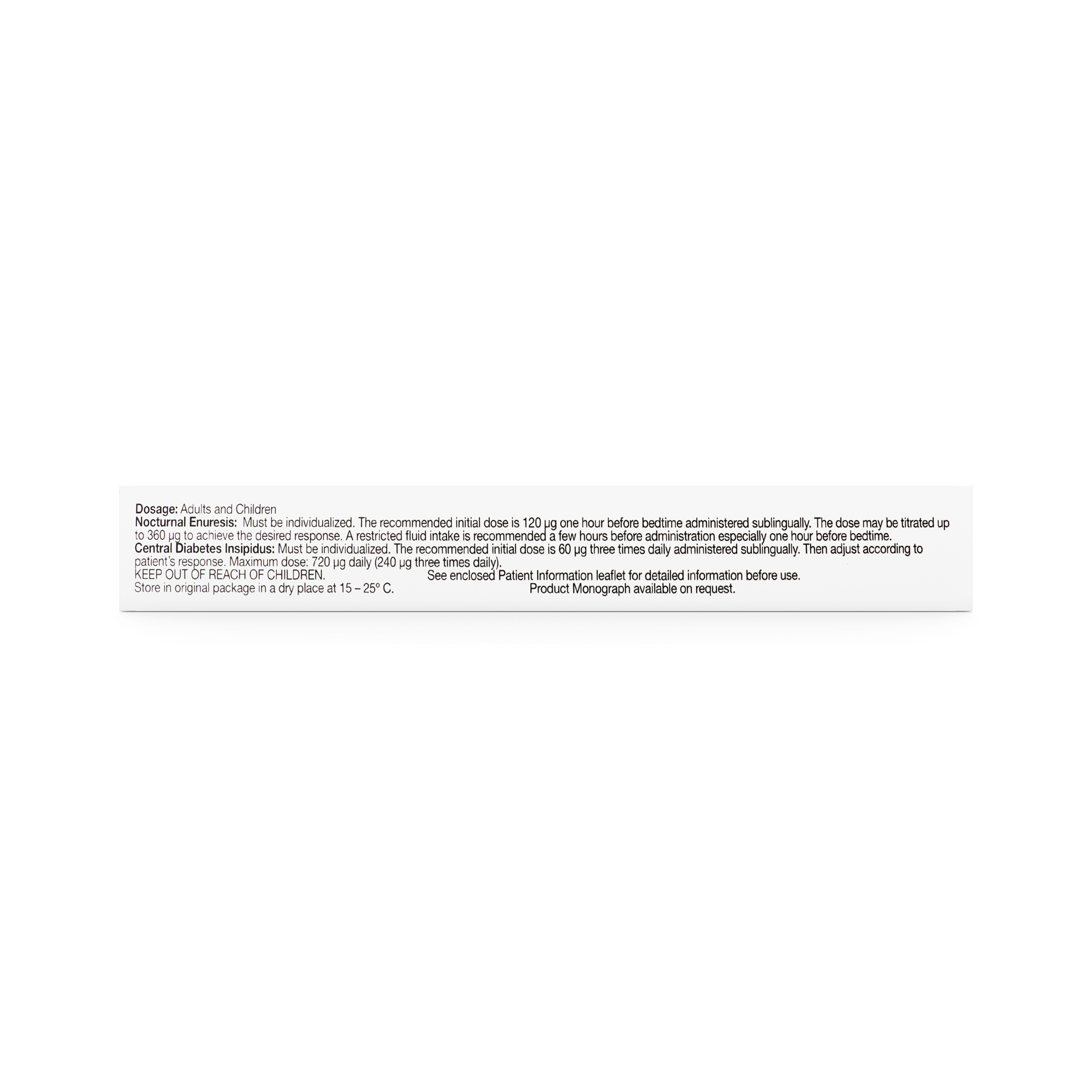 DDAVP Melt (Desmopressin)