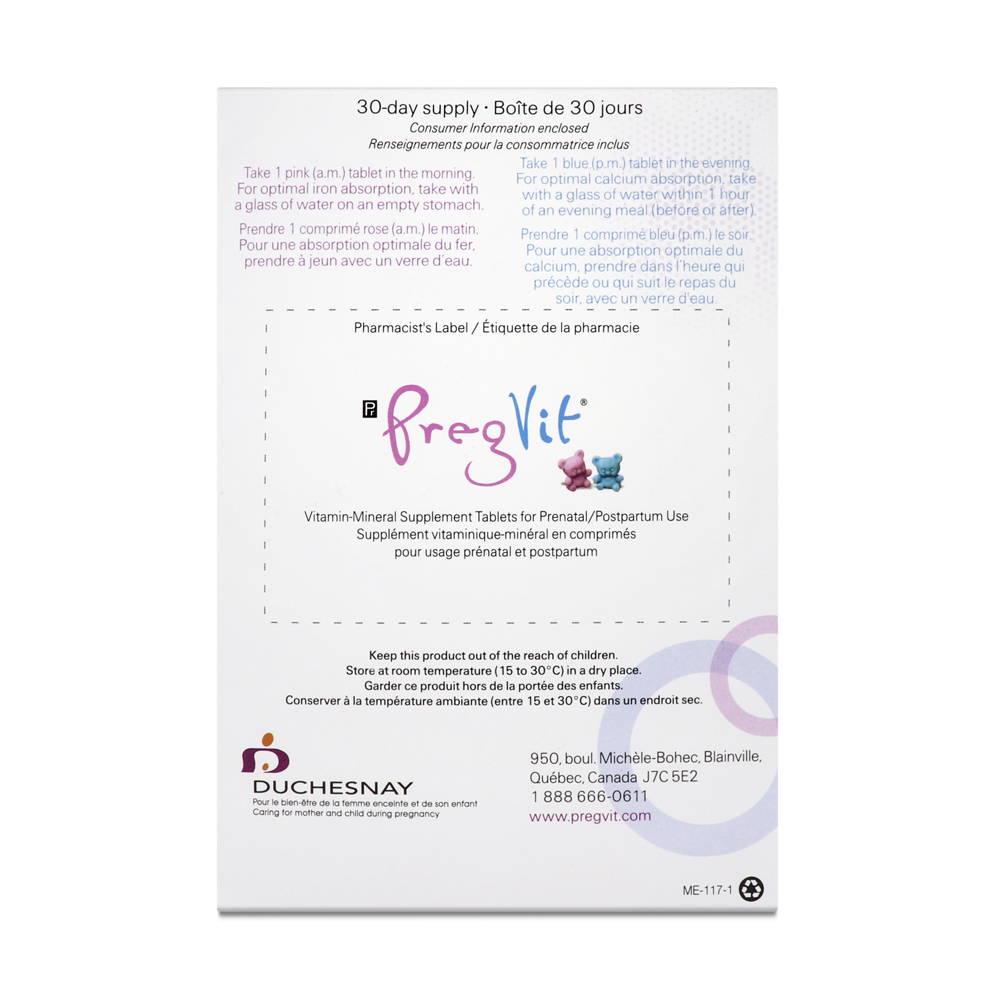PregVit Prenatal Postpartum (Multivitamin)