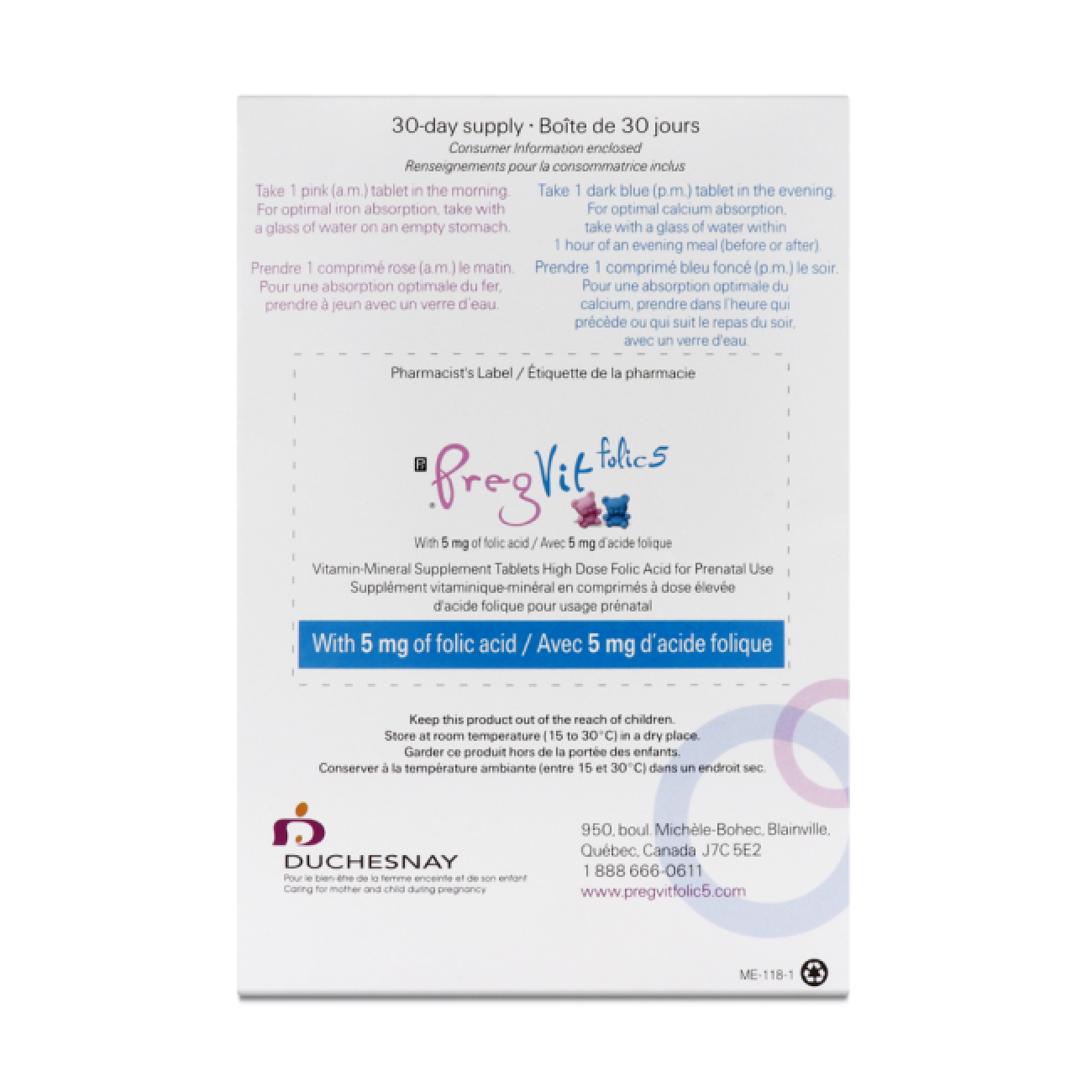 PregVit Folic 5 (Multivitamin)