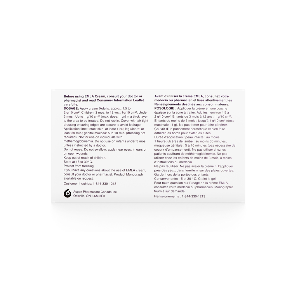 Emla Cream (Lidocaine / Prilocaine)