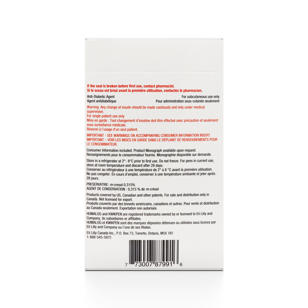 Humalog KwikPen (Insulin Lispro)