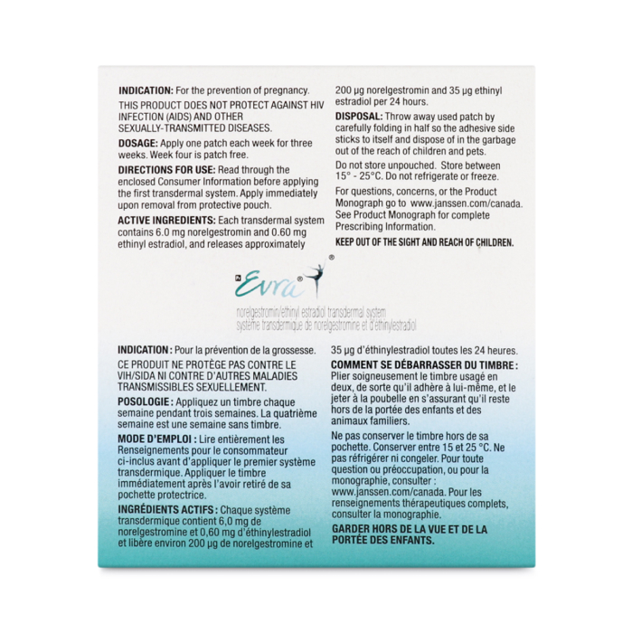 Evra Patch (Ethinyl Estradiol Norelgestromin)