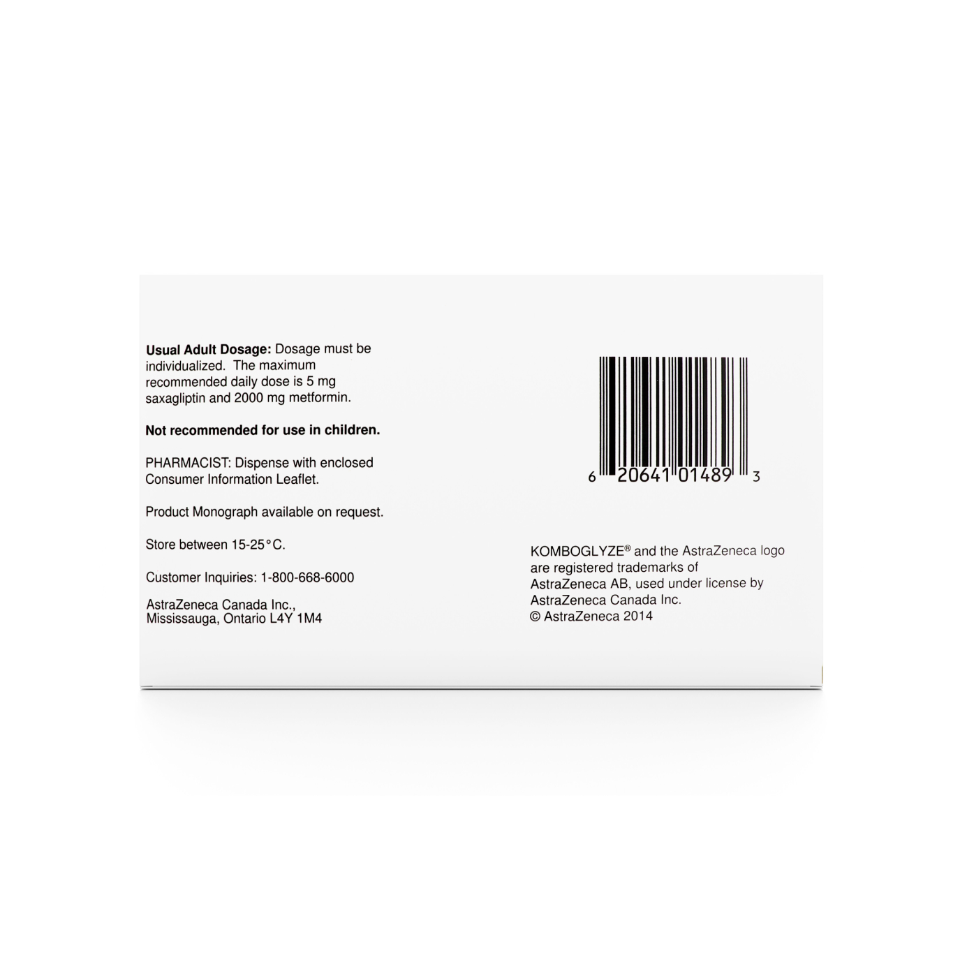 Komboglyze (Metformin Saxagliptin immediate-release)