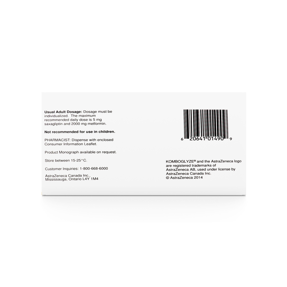 Komboglyze (Metformin Saxagliptin immediate-release)