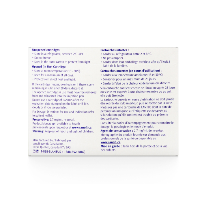Lantus SoloStar Pen (Insulin Glargine)