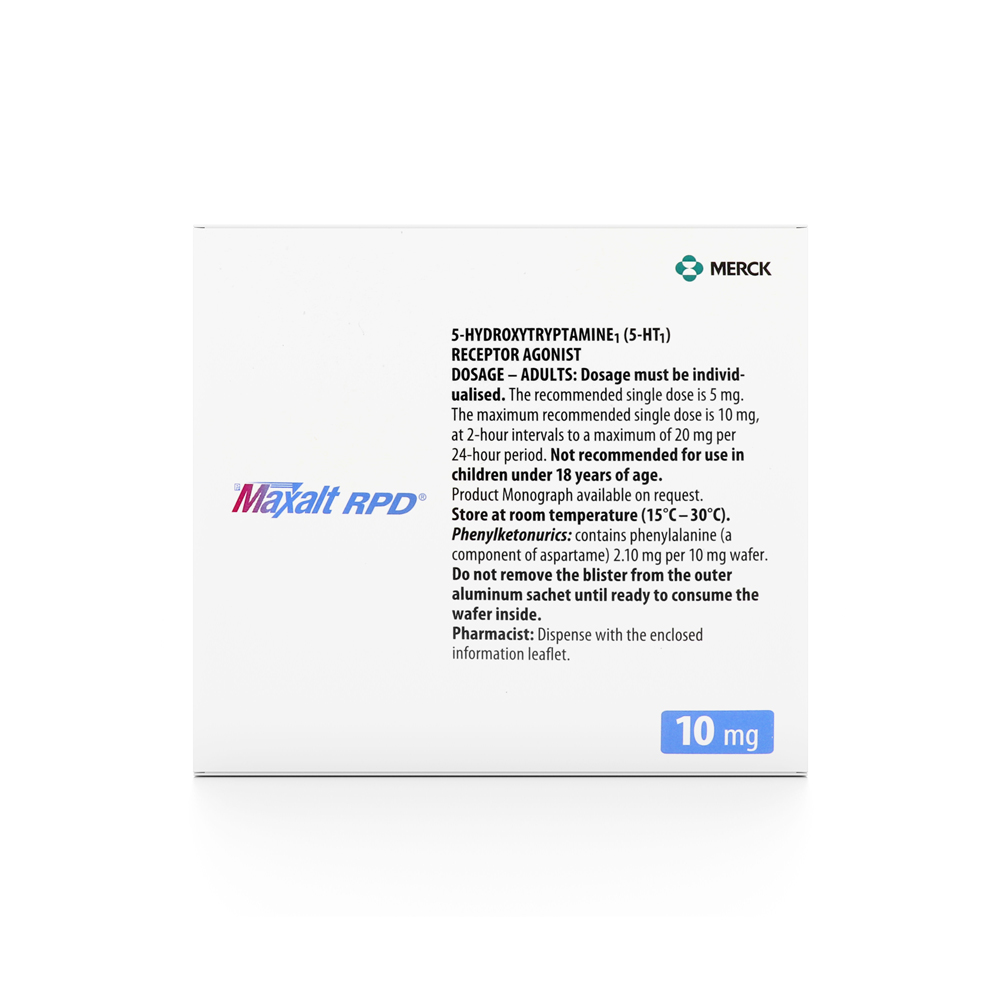 Maxalt RPD (Rizatriptan orally-disintegrating tablet)