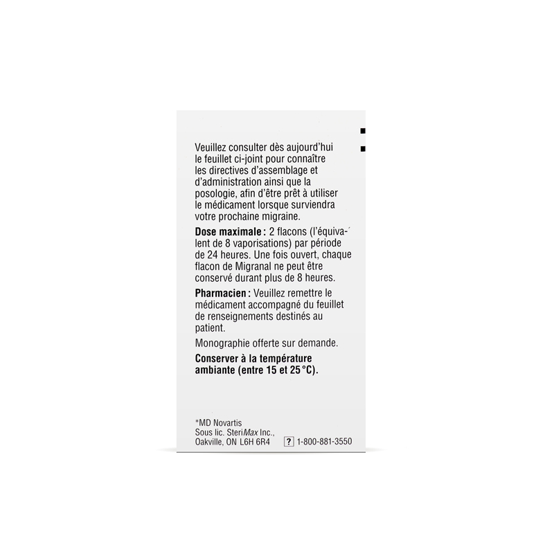 Migranal (Dihydroergotamine)