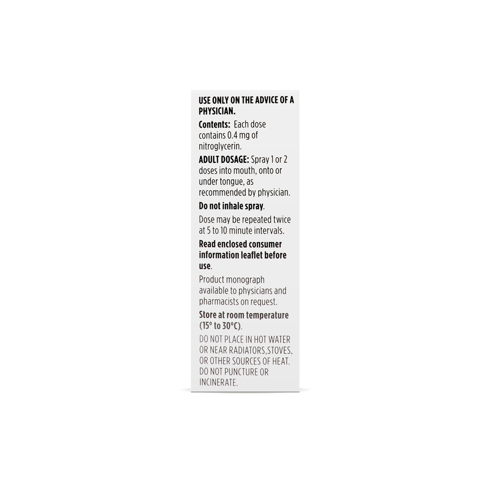 Mylan Nitro sublingual spray (Nitroglycerin)