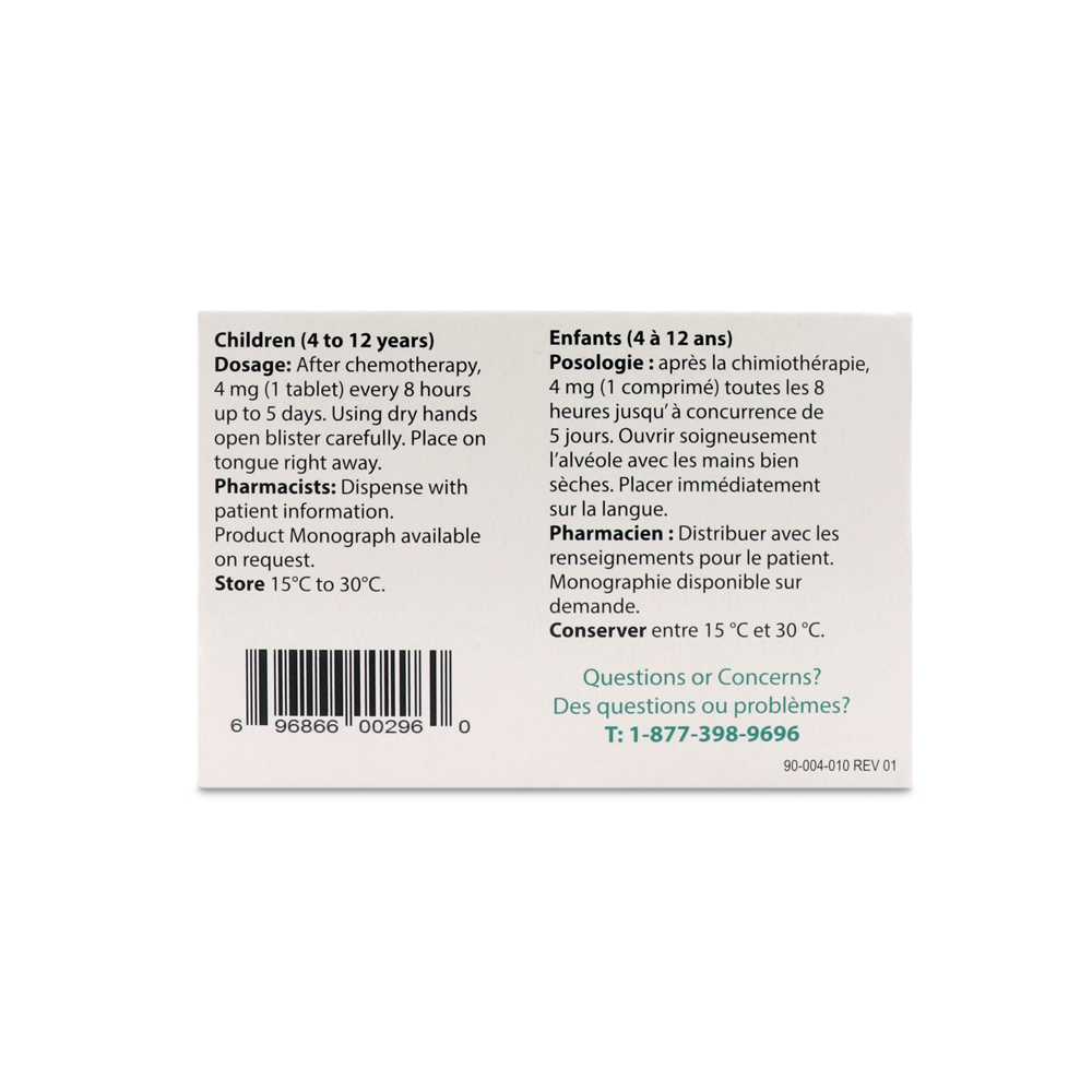 Mint Ondansetron ODT (Ondansetron orally-disintegrating tablets)