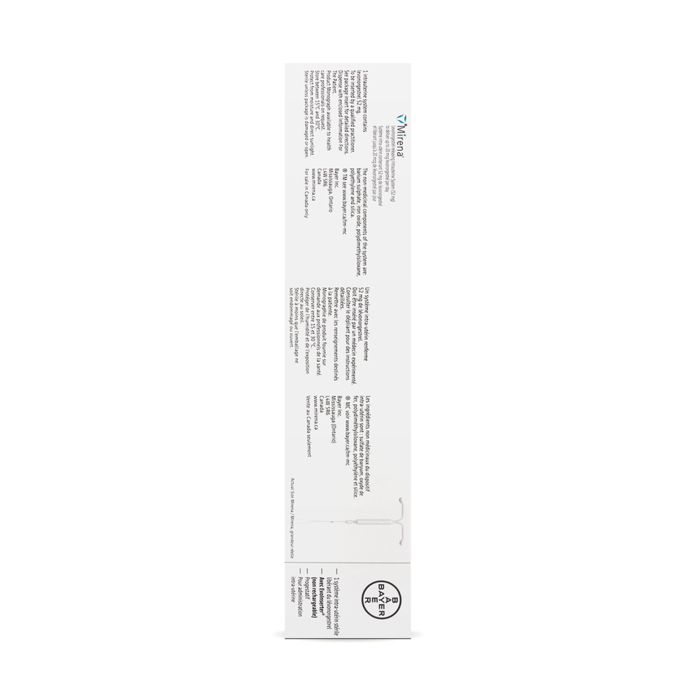 Mirena IUD (Levonorgestrel)