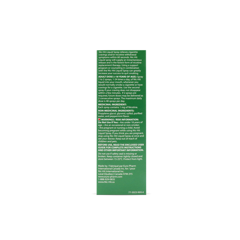 NIC HIT Mint (Nicotine)