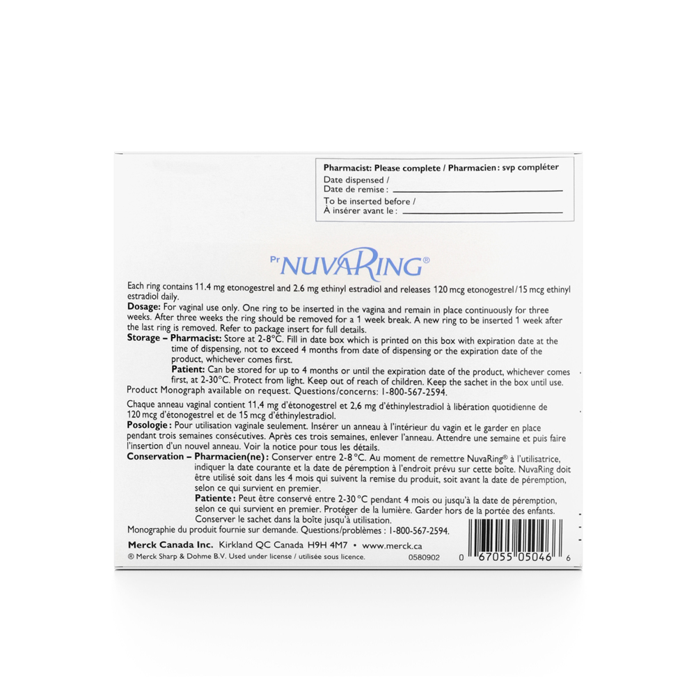 Nuvaring (Ethinyl Estradiol Etonogestrel)