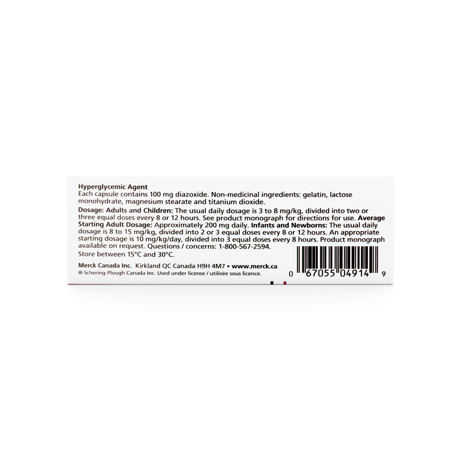 Proglycem (Diazoxide)