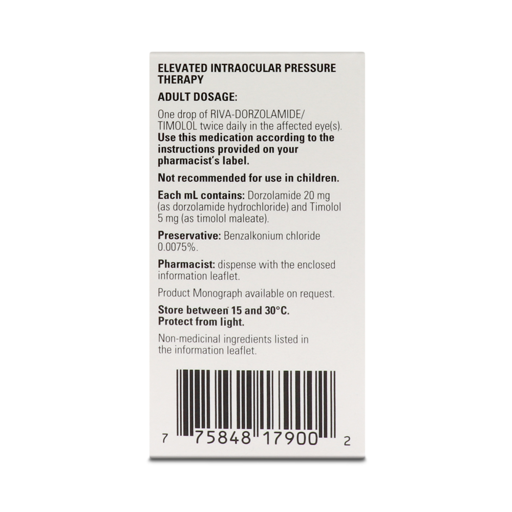 Riva Dorzolamide Timolol (Dorzolamide Timolol)