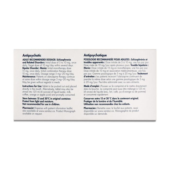 SDZ Olanzapine ODT (Olanzapine orally-disintegrating tablets)