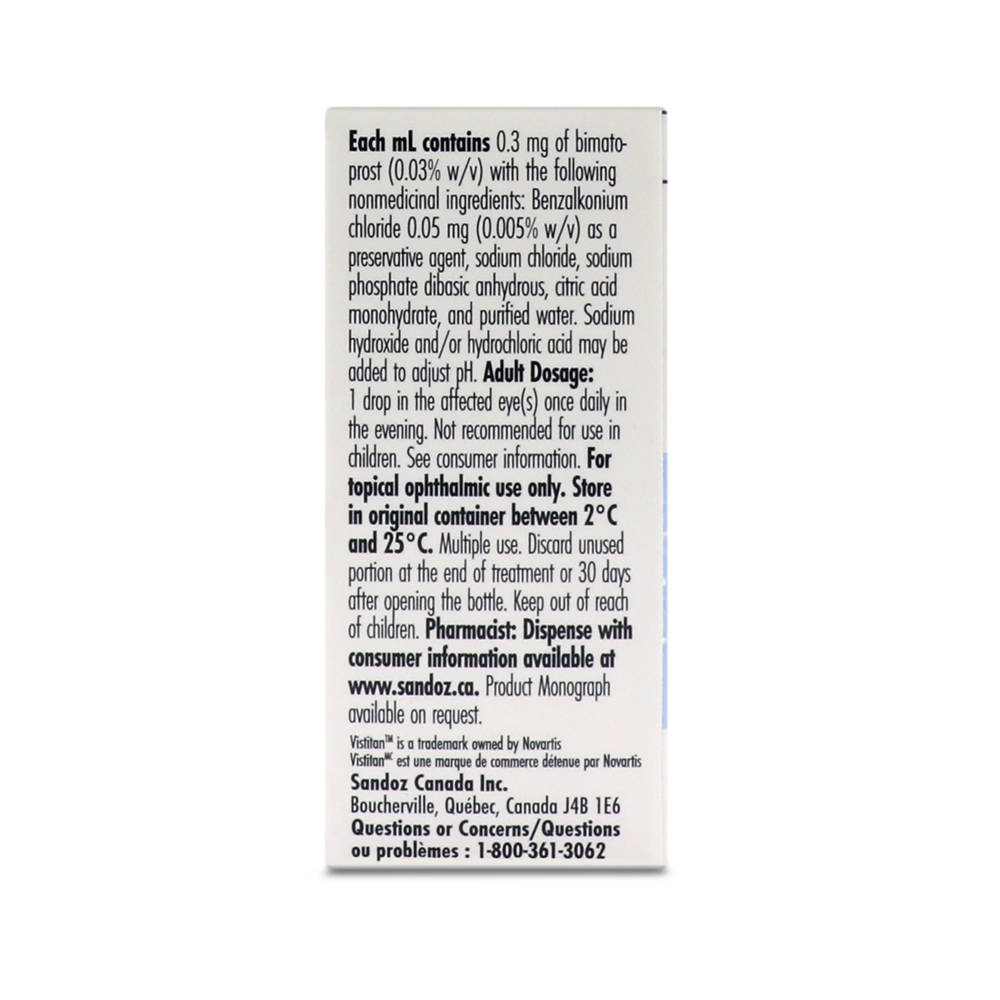 Vistitan (Bimatoprost)