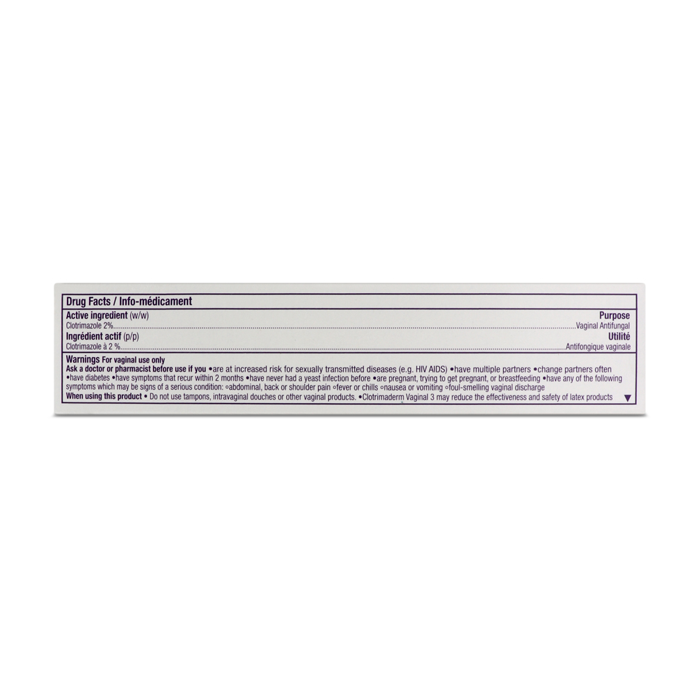 Clotrimaderm Vaginal 3 (Clotrimazole)