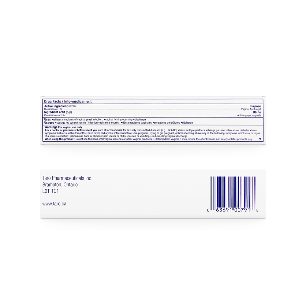 Clotrimaderm Vaginal 6 (Clotrimazole)