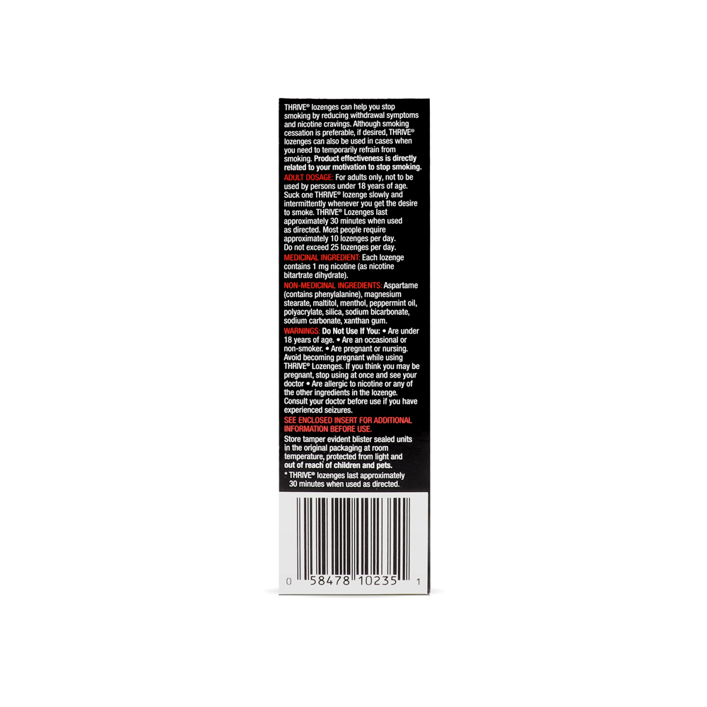 THRIVE Works FAST & it lasts Peppermint Chill Regular Strength (Nicotine)